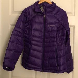 Purple Columbia insulated winter jacket